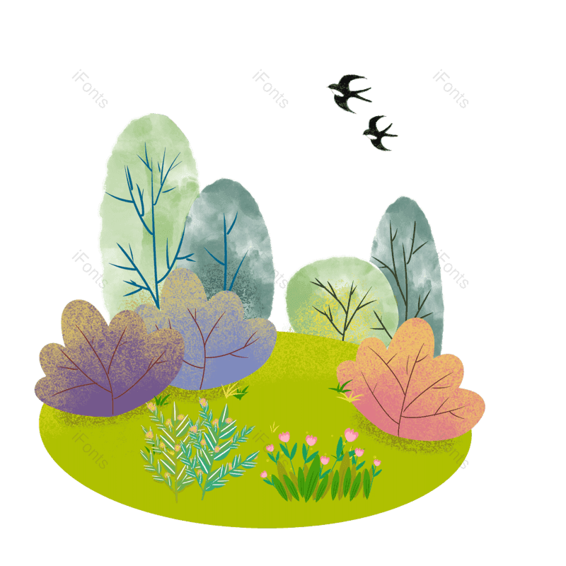 插画图片,春季元素,春天PNG,立春免抠素材